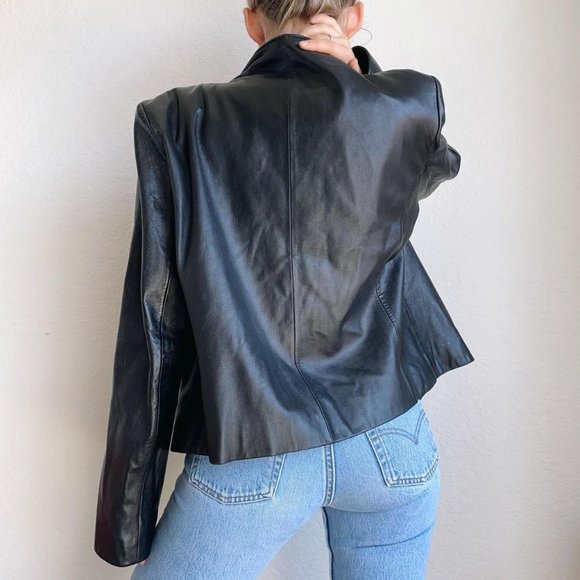 Vintage Leather Jacket - Picture 2 of 4